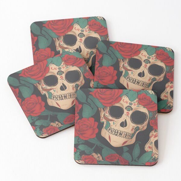Item preview, Fiesta de Rosas Calaveras designed and sold by Candyredcustoms.