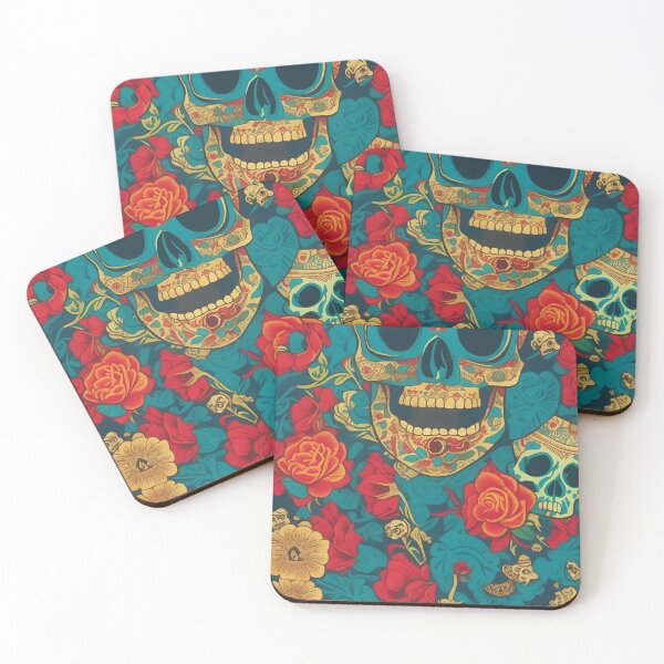 Item preview, Fiesta de Rosas Calaveras designed and sold by Candyredcustoms.