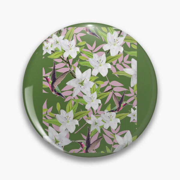 Item preview, Enchanting Floral Hummingbird print 	 	 designed and sold by crflemnpagh71.