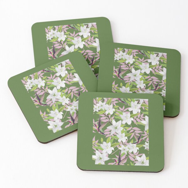 Item preview, Enchanting Floral Hummingbird print 	 	 designed and sold by crflemnpagh71.