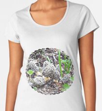 Beautiful Baby Grey Morel Mushrooms Women's Premium T-Shirt
