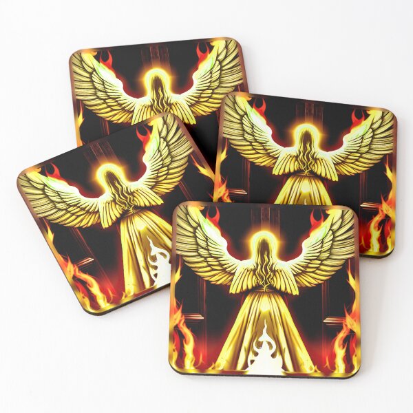 Item preview, angel and fire 2023 tileartwork designed and sold by tileartwork.