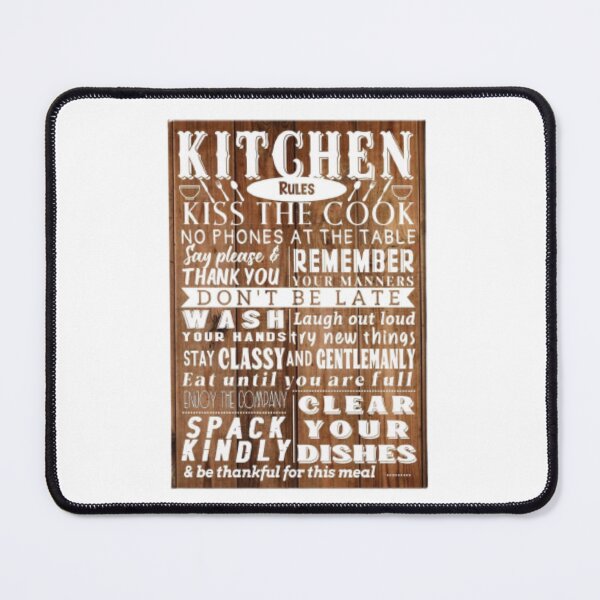 Item preview, Kitchen Rules designed and sold by Profitrip.