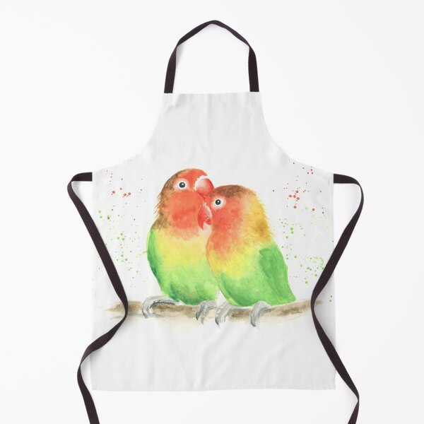 Item preview, Lovebirds watercolour art designed and sold by Lianne Marie.