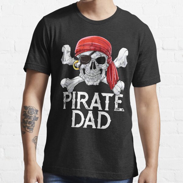 : Crossbones Costume Skull Pirate Tee Shirt and