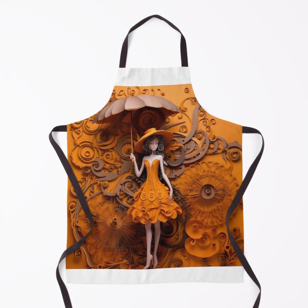 Item preview, A sculpture is made of quillings, featuring a woman holding an umbrella designed and sold by aiphotosart.