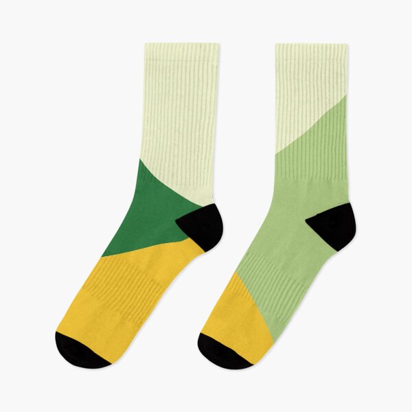 Item preview, Four Triangular Colors | Green, Chartreuse, Yellow Green and Mimosa designed and sold by rsty11.