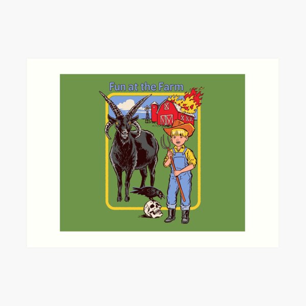 Fun at the Farm Art Print