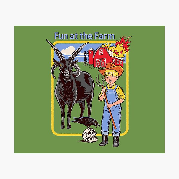 Fun at the Farm Photographic Print