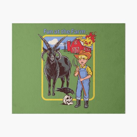 Fun at the Farm Art Board Print