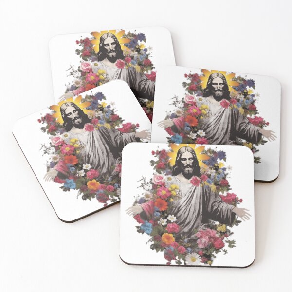 Item preview, Jesus Flower Blessing designed and sold by Cat-n-Christ.