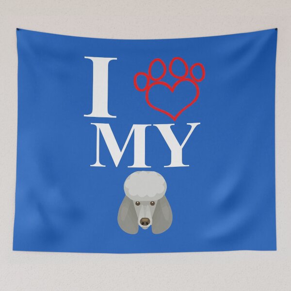 Item preview, I Love My Poodle designed and sold by Maindy.