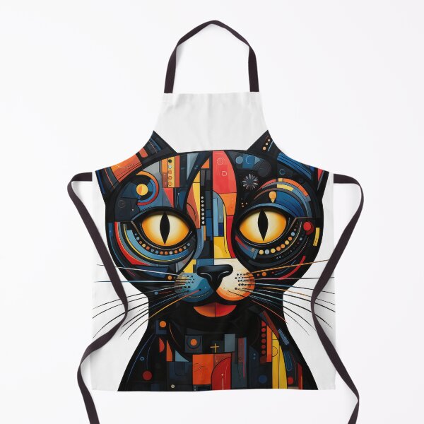 Item preview, Cat in abstract art designed and sold by LynnePham.