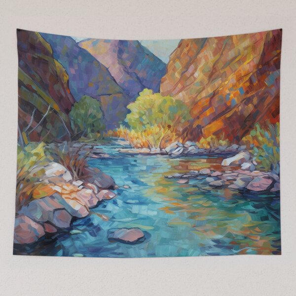 Item preview, Lake in Canyon 2 designed and sold by Art by Lilia.