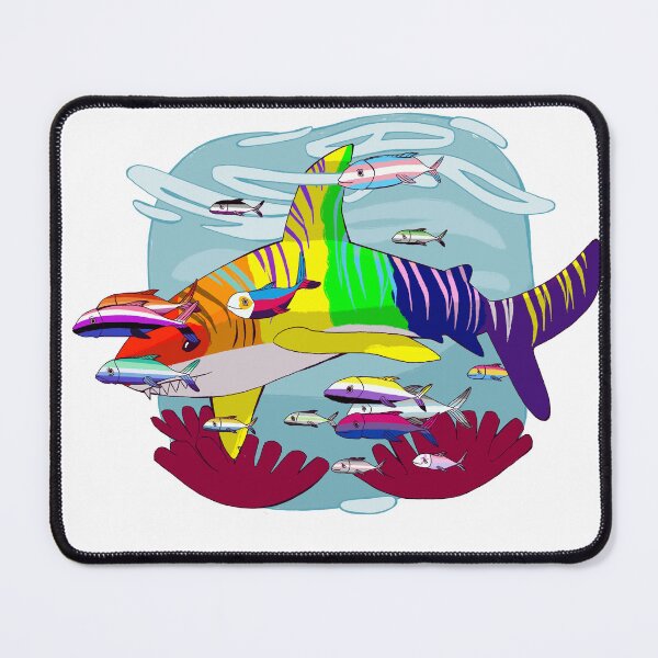 Item preview, Pride Shark designed and sold by rakugakidraw.