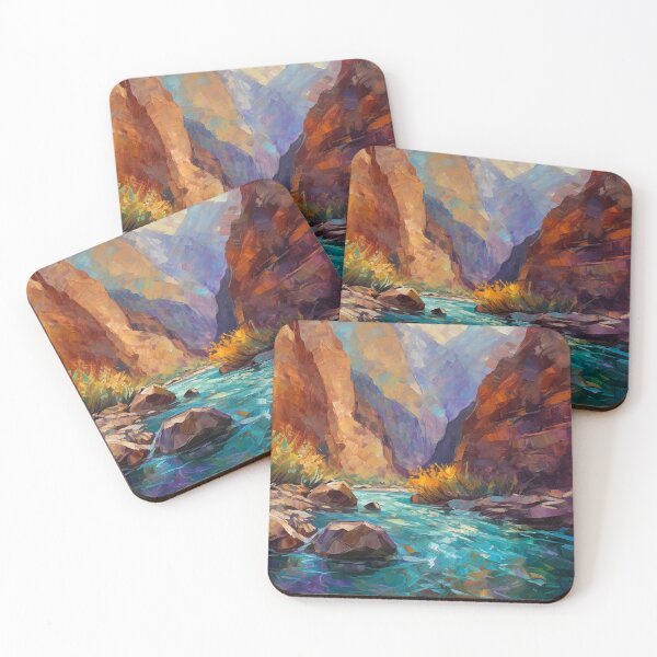 Item preview, Lake in Canyon 3 designed and sold by Art by Lilia.