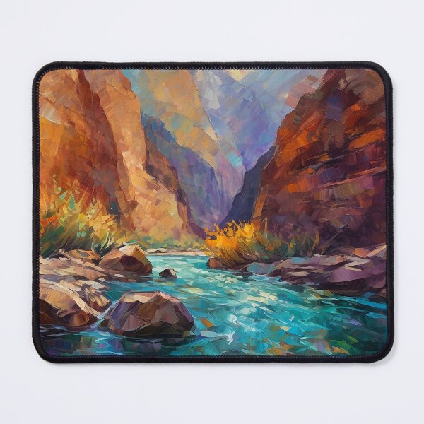 Item preview, Lake in Canyon 3 designed and sold by Art by Lilia.