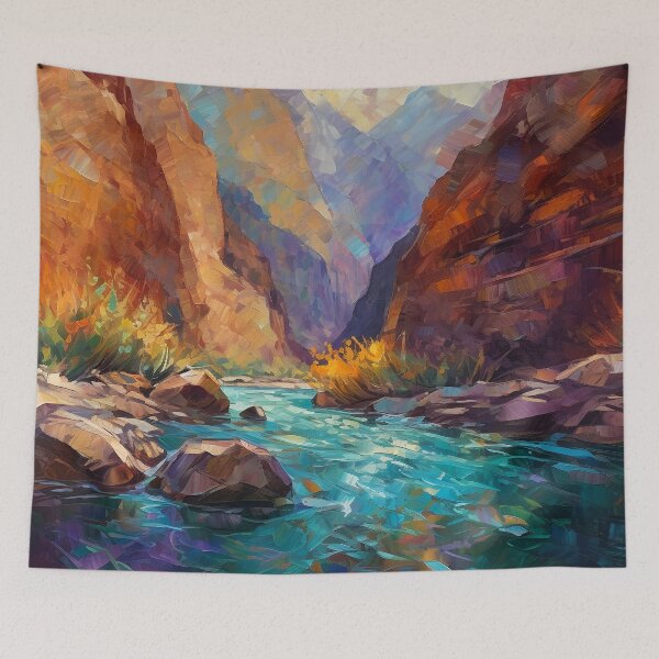 Item preview, Lake in Canyon 3 designed and sold by Art by Lilia.