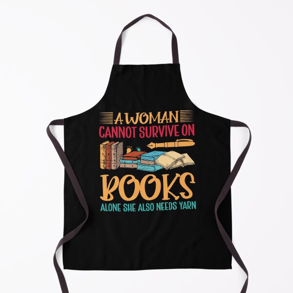 Item preview, A Woman Cannot Survive On Books Alone She Also Needs Yarn Vintage designed and sold by GesignCompany.