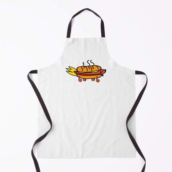 Item preview, Cool Hot Dog. Fire and buns. Red ketchup and spicy mustard covering long sausage. Funny and cute. designed and sold by Creavision.