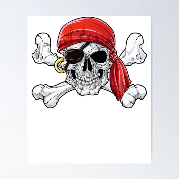 Jolly Roger T shirt Skull Crossbones Pirate Flag Shirts