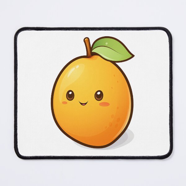 Item preview, Cute Kawaii Mango Pun designed and sold by CozyKawaiiArt.