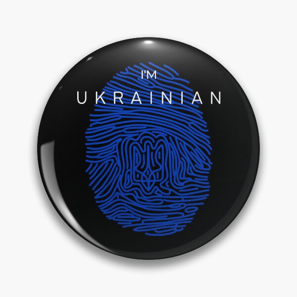 Item preview, I'm Ukrainian It's In My DNA - Zelensky Quote Fingerprint Ukraine Trizub Trident designed and sold by Aide.