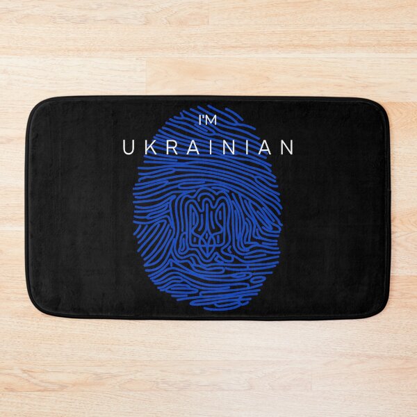 Item preview, I'm Ukrainian It's In My DNA - Zelensky Quote Fingerprint Ukraine Trizub Trident designed and sold by Aide.