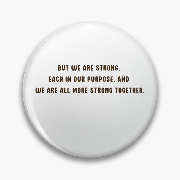 Item preview, Bram Stoker's Strong Together - Inspirational Quote Design designed and sold by wordartistry.