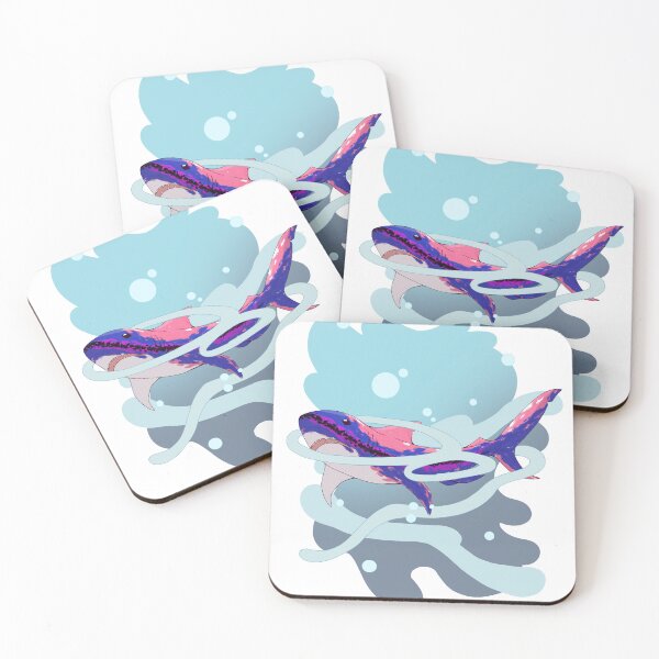 Item preview, The genderfluid shark designed and sold by rakugakidraw.