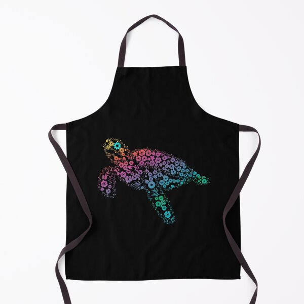 Item preview, Floral Sea Turtle Gift Underwater Artistic Sea Turtle designed and sold by DSWShirts.