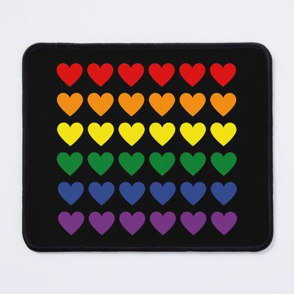 Item preview, Pride Rainbow Hearts designed and sold by Fandom8.