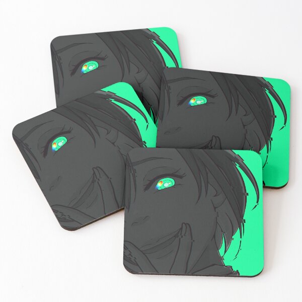 Item preview, Green Glitching Anime Girl designed and sold by saanidraws.