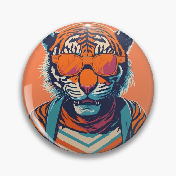 Item preview, Retro Tiger | Perfect Gift designed and sold by Szalone-Zakupy.