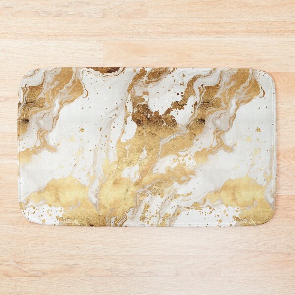Item preview, White and Gold Marble Pattern designed and sold by dreamingbliss.