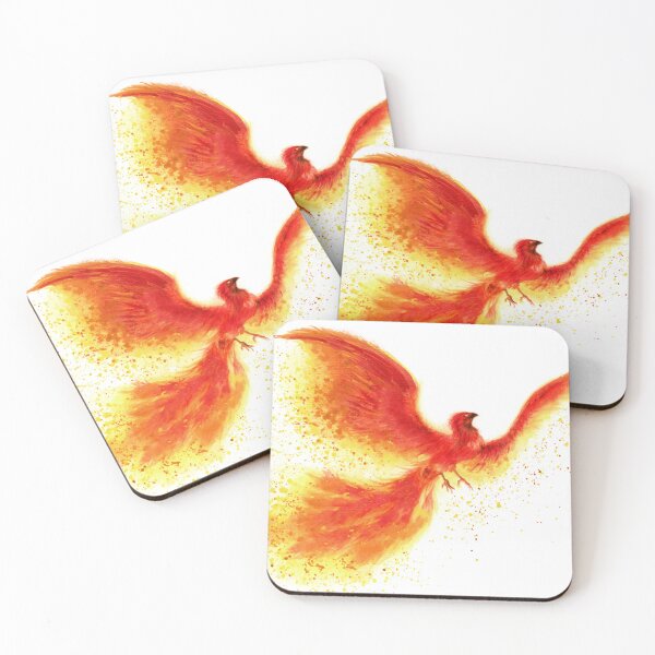 Item preview, Phoenix watercolour art designed and sold by Lianne Marie.