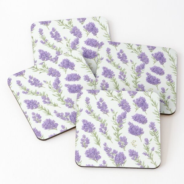 Item preview, Lavender flowers pattern designed and sold by GracefulGems.