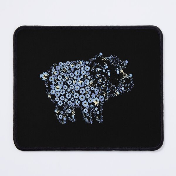 Item preview, Floral Pig Gift Artistic Pigs Women Kids Swine Pig designed and sold by DSWShirts.