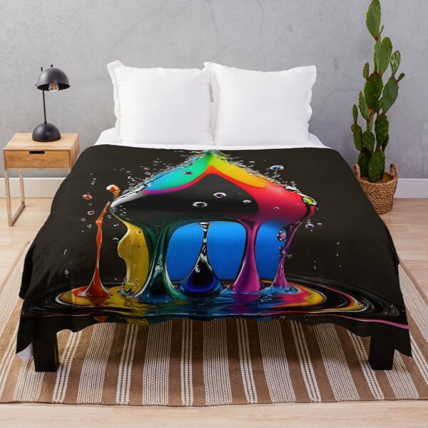 Item preview, Colorful droplets of watercolor create beautiful images & new shapes beyond imagination designed and sold by KiraChie.