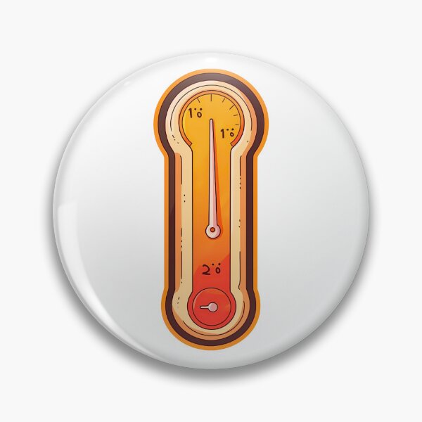 Item preview, Go Analog Retro Nostalgia of Vintage Analog Thermometer designed and sold by Pannyyy.