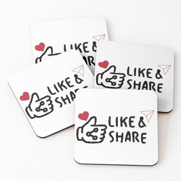 Item preview, Like, Share, and Unleash Your Social Media Impact designed and sold by Funky  Fibers.