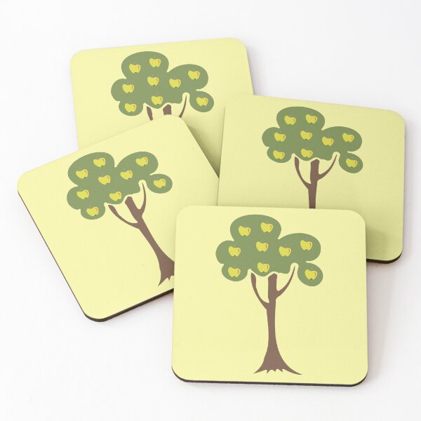Item preview, Juicy Green Apple Tree Delights in Retro Summer Vibes Cartoon designed and sold by LeakAPeak.