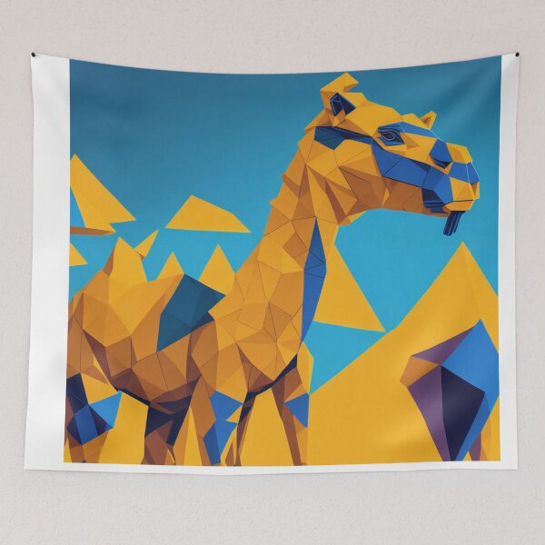 Item preview, Colorful Low Poly Camel Design Print  designed and sold by randomtdesigns.
