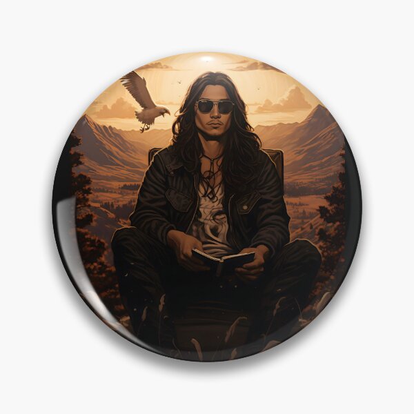 Item preview, Remembering Poet & Activist John Trudell Art Gift Ideas designed and sold by TheLaundryLady.