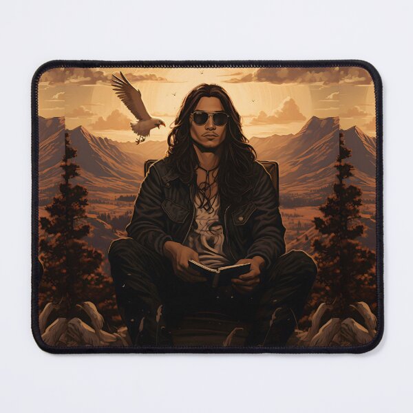 Item preview, Recordando al poeta y activista John Trudell Art Ideas de regalos designed and sold by TheLaundryLady.