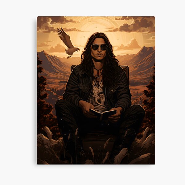 Item preview, Remembering Poet & Activist John Trudell Art Gift Ideas designed and sold by TheLaundryLady.
