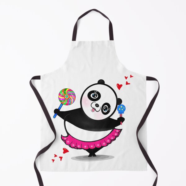Item preview, Cute panda loves lollipops designed and sold by Shirley cute art .