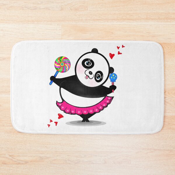 Item preview, Cute panda loves lollipops designed and sold by Shirley cute art .