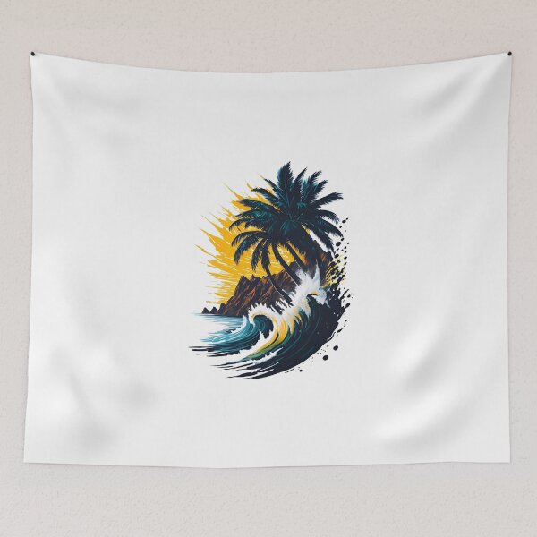 Item preview, majestic palm tree in painting style of Leonid designed and sold by HAMDY-art.