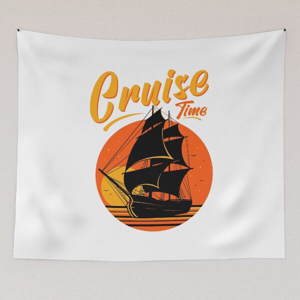 Item preview, Cruise time, ship, holidays designed and sold by RysikGraphic.